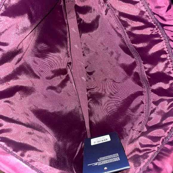 Reebok Barbara Quilted Dark Purple Tote Bag 17L NWT - Picture 8 of 11